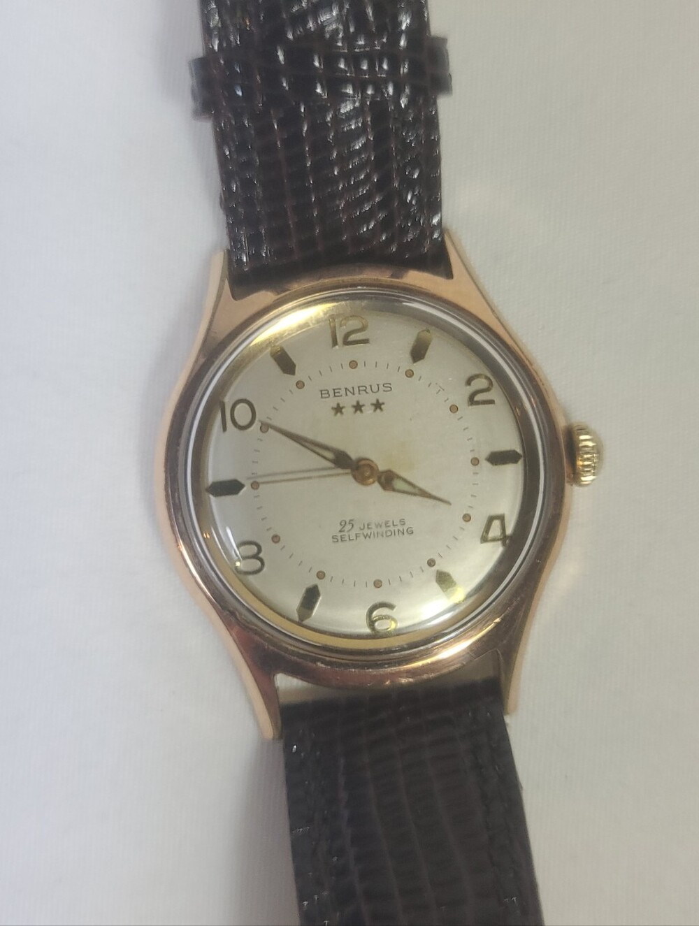 Vintage Benrus Men's Automatic 25 Jewels Swiss Made Watch